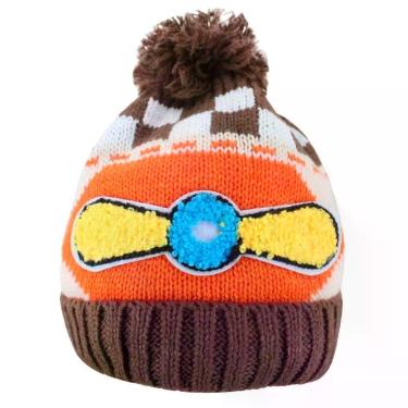 Imagem de Touca Gorro Infantil Marrom Aviador Colorida Tamanho único