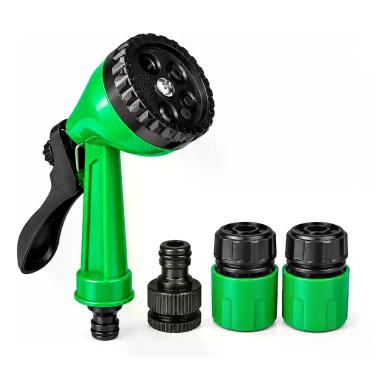 Imagem de Kit Esguicho para Jardim com Engates Rápidos e Cinco Funções para Rega