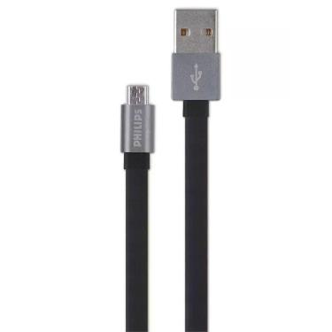 Imagem de Cabo Micro Usb 1.2m Philips Série Premium Alumínio Dlc2518f