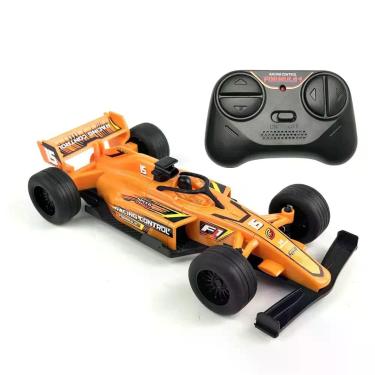 Imagem de Brinquedo Carrinho Racing Control Formula 1 Laranja c/ Controle Remoto