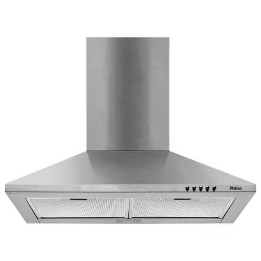 Imagem de Coifa Pirâmide Philco 60cm 2 em 1 Inox 4 Bocas PCO62I, 110V