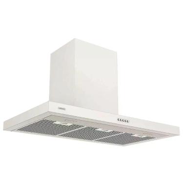 Imagem de Coifa de Parede Tramontina 90 cm Dritta White 90 em Aço Inox com Pintu