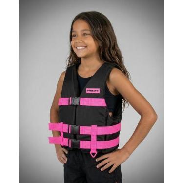 Imagem de Colete Flutuador Simetria Spectrum Infantil - Prolife, Rosa, P (Até 50