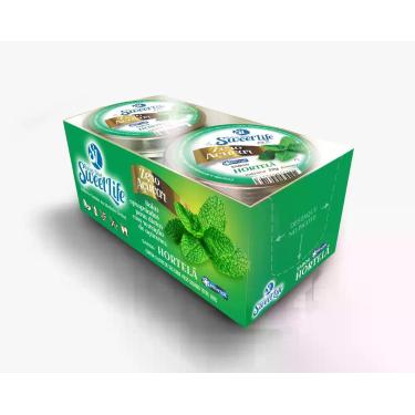 Imagem de Bala Drops Sweet Life zero açúcar sabor Hortelã Display com 6 latas 32
