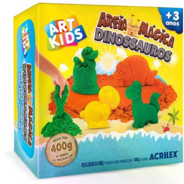 Imagem de Massa Areia Dinos 400G - Acrilex