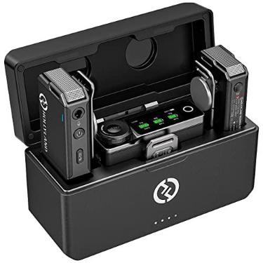 Imagem de Hollyland-Microfone de Lapela Sem Fio-Lark Max- Áudio de Qualidade de Estúdio Profissional, Duração de Bateria 22H, Alcance de Transmissão Sem Fio 250M-Compatível com Câmera, iPhone, Android, PC-Preto