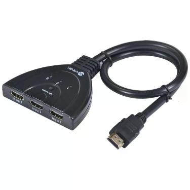 Imagem de Switch Hdmi 3 Entradas E 1 Saida 1.3V Com Suporte 3D E 1080P
