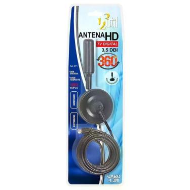 Imagem de Antena Interna E Externa Hd Digital 3,5Dbi 4,3M Cabo