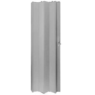 Imagem de Porta Sanfonada Pvc 210x80cm Cinza - 400188-500701 - Fortlev Porta Sanfonada Pvc 2,10 X 80 Cinza Fortlev
