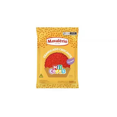 Imagem de Granulado Crocante 500g - Mavalerio Vermelho, Vermelho
