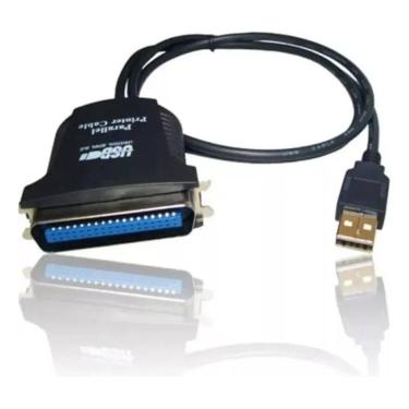 Imagem de Cabo Paralelo Usb Adaptador Impressora Conversor Femea 36pin - Lotus