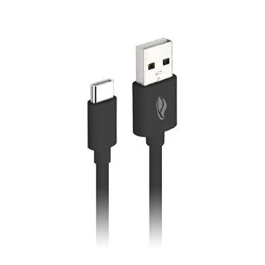 Imagem de C3TECH Cabo USB para USB C CB-C10BK Preto - Comprimento de Cabo 1Metro; Corrente de 3A; compativel com Android e iPhone