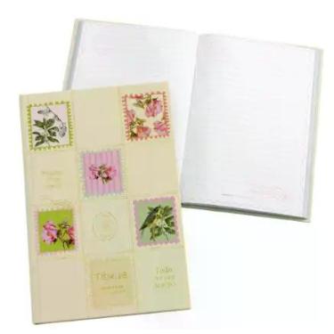 Imagem de Caderno Colegial Costurado Capa Dura 80 Folhas Tenue com Aroma Dani Fe