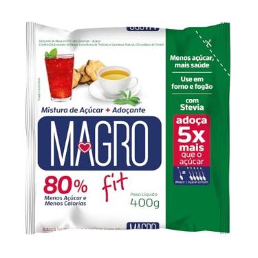 Imagem de Açúcar Magro Fit, com Stevia, 400g