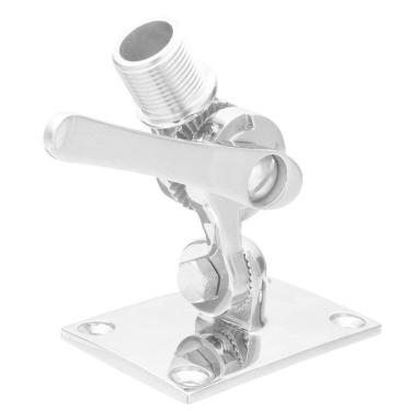 Imagem de Suporte Escamoteável Inox Base Para Antena - Nautiparts