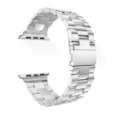 Imagem de Pulseira Aço Elos Relogio Smartwatch Inteligente Smartband