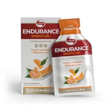 Imagem de Endurance Energy Gel (360g - 12 Saches) - Tangerina, VitaFor