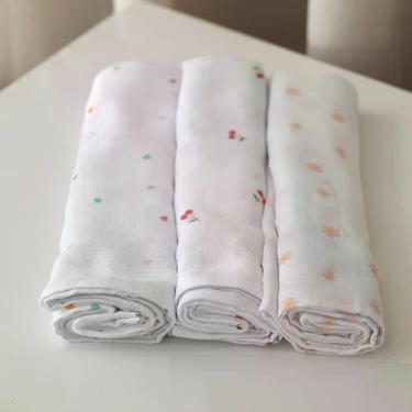 Imagem de Toalha Fralda Luxo Estampada com Bainha 70cm x 1,07m - Bublim Ninho, R