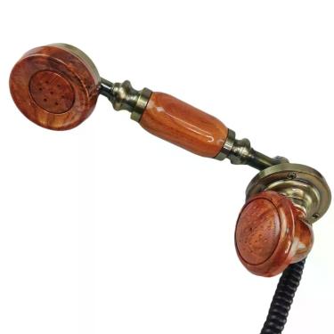 Imagem de Gancho Monofone Vintage Estilo Retro Telefone Fixo