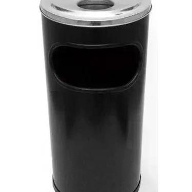 Imagem de Cinzeiro Lixeira Em Pintura Epóxi Com Aro Em Aluminio 22l - Higipack