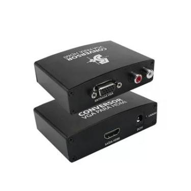 Imagem de Conversor De Vídeo, Vga Para Hdmi, Entrada Vga / Saída Hdmi-pix