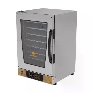Imagem de Forno Turbo Elétrico Progás Elétrica PRP-008 Aço Inox 8 Esteiras Cinza 220V