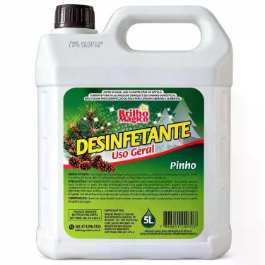 Imagem de Desinfetante Brilho Magico 5 Litros Pinho - Brilho Mágico