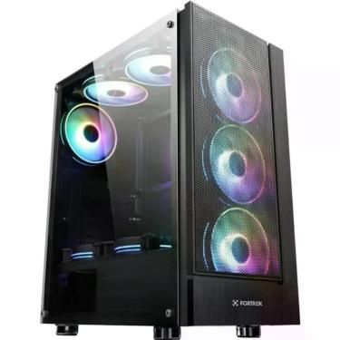 Imagem de Gabinete Gamer Fortrek Cruiser Mid Tower Rgb Preto