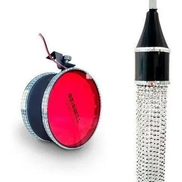 Imagem de Abajur Luminária Balão Caminhão 24v + Canhão Led 24v - Original Acessó