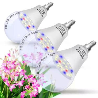 Imagem de Lâmpadas Grow ALIDE E12 Candelabra 10W Full Spectrum 5000K