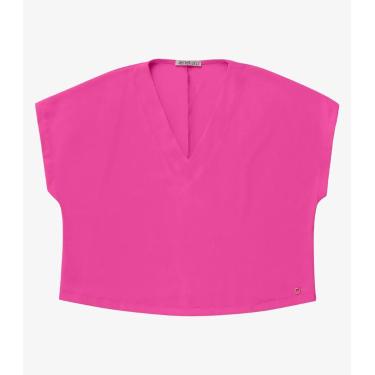 Imagem de Blusa Manga Morcego Plus Size Secret Glam Rosa, Plus G2, Rosa