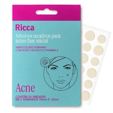 Imagem de Adesivos Secativos Ricca Para Espinhas Controle Oleosidade - Belliz In