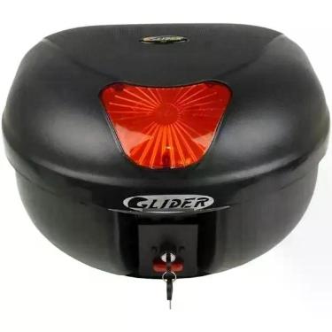 Imagem de Bau Traseiro Bauleto 35 litros Preto Com Lente Vermelha - Glider