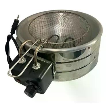 Imagem de Fritadeira Industrial Elétrica Tacho Profissional 5L Óleo + Alimento -