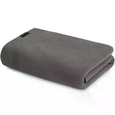Imagem de Peseira Decorativa para Cama Domus Tricot Acrílico 70x260cm 1 Peça Cinza Aço Altenburg