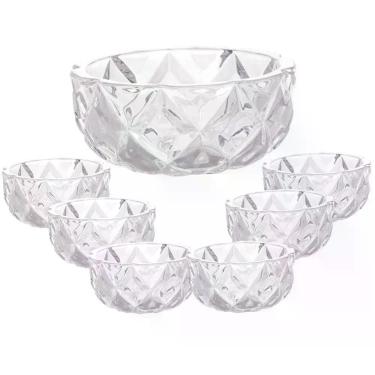Imagem de Conjunto 7 Peças Para Sobremesa De Cristal Diamond Lyor