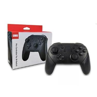 Imagem de Controle Bluetooth sem fio T4 Pro para Nintendo Switch/lite/oled, controle Switch Pro com vibração, IBMKIDS (Preto)