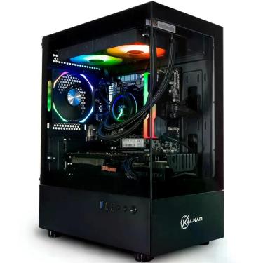Imagem de Gabinete Gamer Kalkan Avalon, Frontal E Lateral Em Vidro Temperado, Micro-atx, Mini Itx, Usb 3.0, Preto - Klk00036