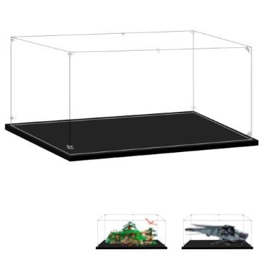 Imagem de LILIKAKA Vitrine Para Lego 10354 O Senhor Dos Anéis: Shire, 76286 Guardiões Da Galáxia: Milano Ou 10327 Dune Atreides Royal Ornithopter, 25,59 X 13,77 11,81 Polegadas (65 35 30 Cm).