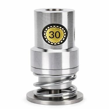 Imagem de Molde de botão coberto de tecido, molde de prensa em forma de pão redondo de metal, molde de molde redondo para máquina de prensa manual, faça você mesmo feito à mão para roupas, botão de tecido (30 litros)