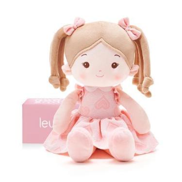 Imagem de Boneca LeyaDoll Soft Sweetheart Girl de 40 cm para 1 ano de idade