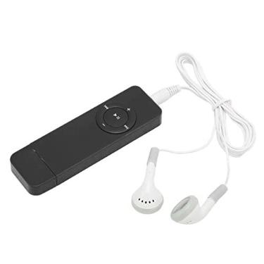 Imagem de Leitor de Música, Suporta até 64 GB de Som Portátil Sem Perdas MP3 Player Estável para Viagens para Corrida (Preto)