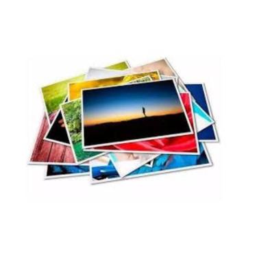 Imagem de Kit 50 Fotos A4 Papel 180g Impressão Alta Qualidade - BORA TECH