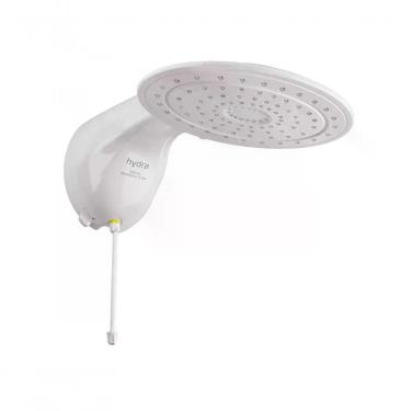 Imagem de Chuveiro Optima Turbo Eletrônico 5500W Instalação de Parede com Comando Eletrônico Branco Hydra 110V