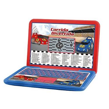 Imagem de Laptop Infantil Bilingue 60 Atividades Corrida Divertida, DM Toys