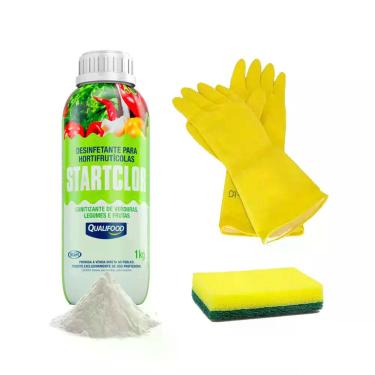 Imagem de Desinfetante Sanitizante P Luva Latex Legumes E Frutas - QualiFood