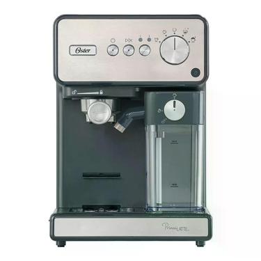 Imagem de Cafeteira Espresso Oster Primalatte Auto-Frothing 15 Bar Cápsula Pó e Sachê Aço Inox 110V