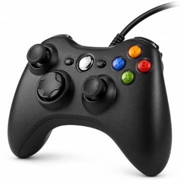 Imagem de Lelong Controle Xbox com fio Preto CON-8147 Inova - USB, 14 Botões, Compatível com Xbox 360 e PC