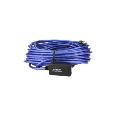 Imagem de Cabo Usb 2.0 Amplificado Extensor Macho Femea 5 Metros Novo - Generica