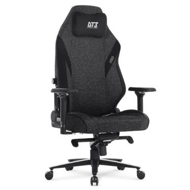Imagem de Cadeira de Escritório e Gamer DT3 N10, almofada magnética, apoio lombar integrado em 4D, estrutura reforçada em aço, braços 4D+ (Tecido Knit Black, Regular)